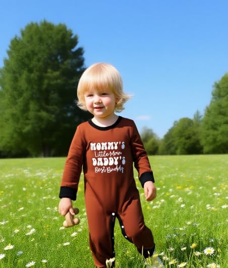 NZRVAWS Baby Boy Clothes Preemie Infant Boy Bear Outfits Jumpsuit Bodysuit Letter Print Romper