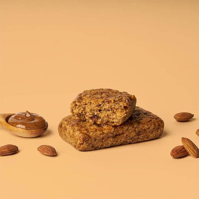 Bobo's Oatmeal Bars, Almond Butter, Gluten Free Vegan Whole Grain Oat Bars, Pack of 12