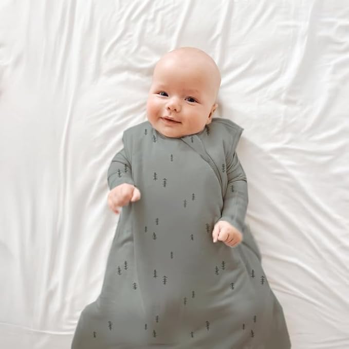 GUNAMUNA günamüna Unisex Baby, Toddler Wearable Blanket, Sleeping Bag Bamboo Rayon, Sleep Sack with Diaper Zipper, 1.0 TOG