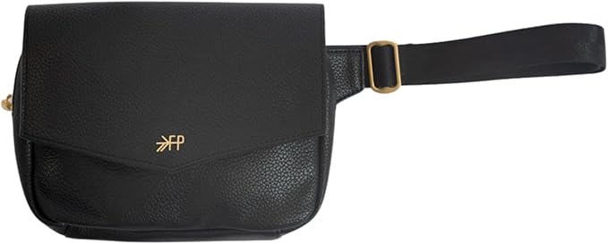 Freshly Picked Classic Park Pack Belt Bag, Black Fanny Pack for Women, Wear as a Waist Bag or Crossbody (Ebony)
