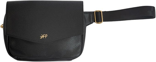 Freshly Picked Classic Park Pack Belt Bag, Black Fanny Pack for Women, Wear as a Waist Bag or Crossbody (Ebony)