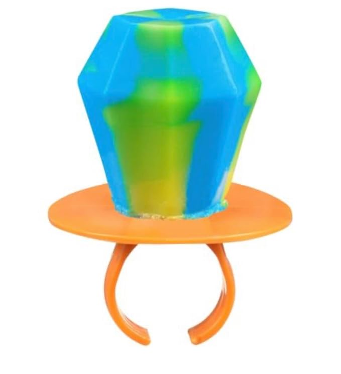 Halloween Bulk Candy |RingPopps Lollipops (40 Count) Party Favors, Birthday Individually Wrapped w/Assorted Fruity Flavors by MAJUU CONNECT