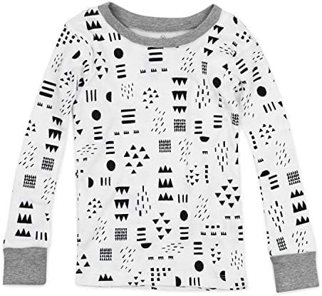 HonestBaby 2-Piece Pajamas Sleepwear Pjs 100% Organic Cotton for Baby, Toddler, Kids, Boy