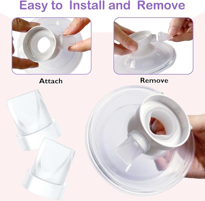 8Pcs Duckbill Valves Compatible with Momcozy M5 Wearable Breast Pump and for Momcozy V1 / V2 Hands Free Pumps, M5/V1/V2 Breast Pump Replacement Accessories
