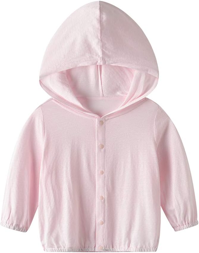 Vivobiniya Baby Lightweight Sunscreen Hoodie Toddler Summer Sun Protection Outwear Breathable Coat Jacket 3m-5Y