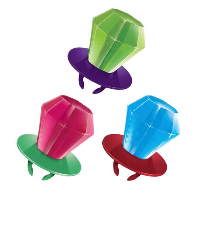 Ring Pop BULK (80 Count) Individually Wrapped Lollipop Suckers w/Assorted Fruity Flavors - Fun Candy for |Easter basket fillers| Party Favors, Birthday,Any Occasion |Bonus MajuuConnect Candy box