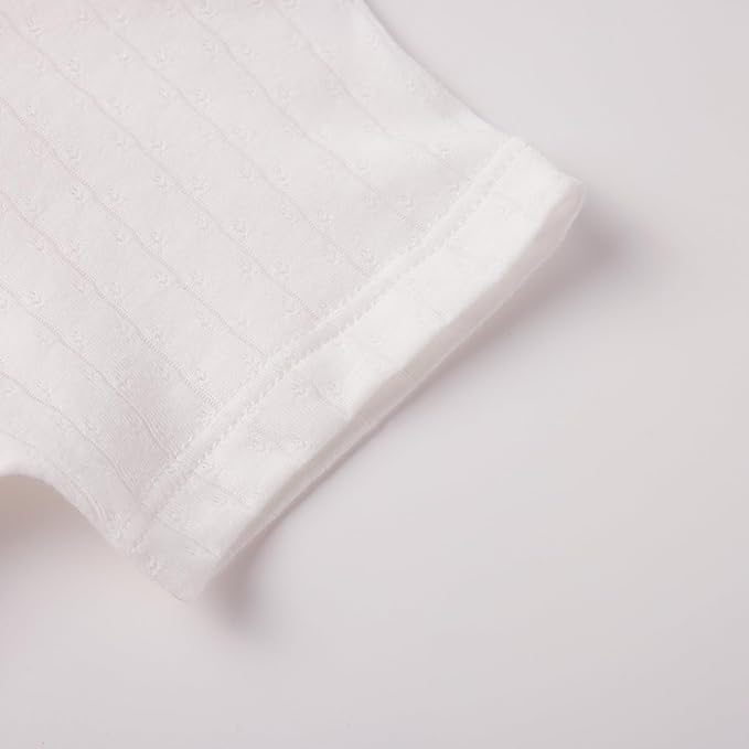 Organic Cotton Baby Summer Romper Newborn Baby Boy Girl Clothes Short Sleeve Unisex Outfits