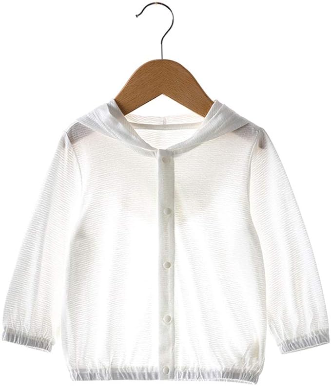 Vivobiniya Baby Lightweight Sunscreen Hoodie Toddler Summer Sun Protection Outwear Breathable Coat Jacket 3m-5Y