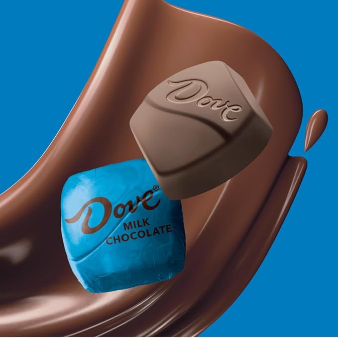 DOVE PROMISES Milk Chocolate Candy Individually Wrapped Bulk Pack (38.09 oz, 136 Piece) Bag