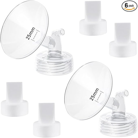25mm Flange and Duckbill Valve Compatible with Spectra S1 Spectra S2 Spectra9 Plus Synergy Gold Breast Pump, Spectra Pump Parts S2 Parts S2 Accessories Replacement