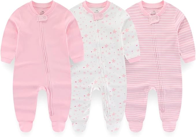 Newborn Layette Gift Set 27-Piece Baby Girl Clothes Bodysuits, Pants Essentials and Accessories 0-12Months