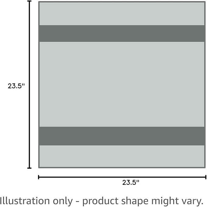 mushie Muslin Baby Cloths | 100% Organic Cotton | 23.5" x 23.5" (Fog) 3-Pack