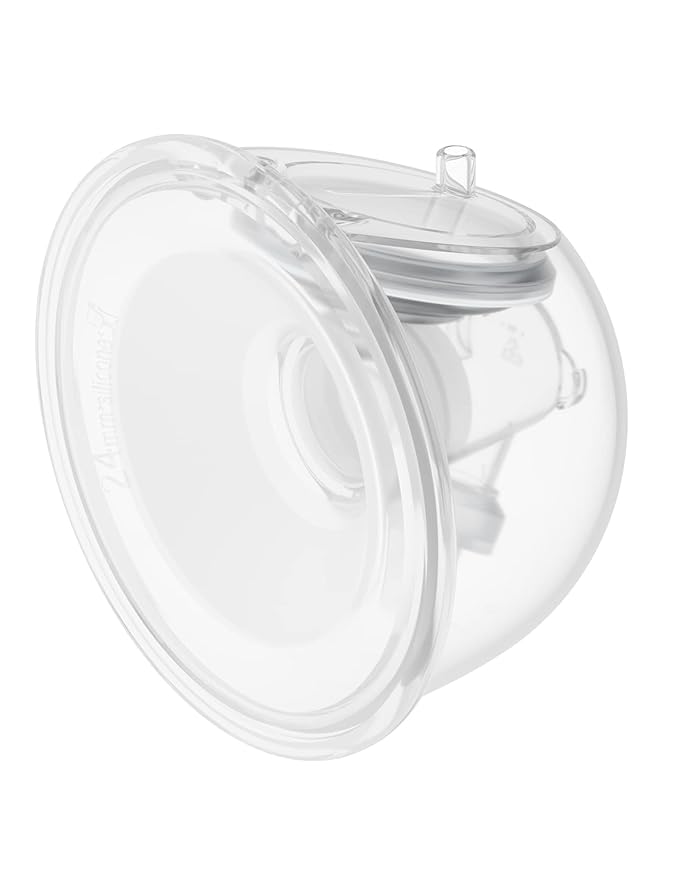 Momcozy Original S9 Pro/S12 Pro Replacement Accessories, Only Compatible with Momcozy S9 Pro/S12 Pro Breast Pump NOT for S9/S12 (Single-Sealed Full Set Collector Cup with 24mm Flange,180ml, 1 Pack)