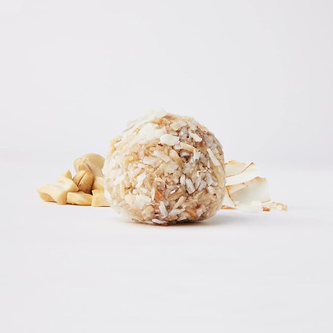 The GFB Coconut Cashew Protein Bites - Gluten Free Protein Balls - Non GMO, Soy Free, Vegan - Snack Size Plant Based Energy Balls, 4 oz (1 Count) (Pack of 2)