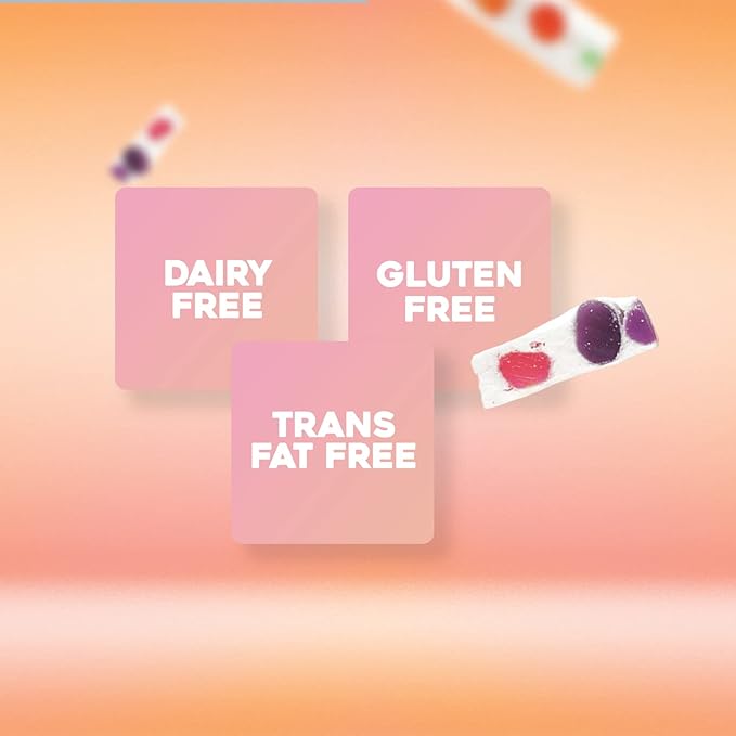 Golden Bonbon Italian Tropical Jujube Nougat Candy, Soft and Chewy With Fruity Jelly Beans Original Recipe (2.2 Lb, Tropical)