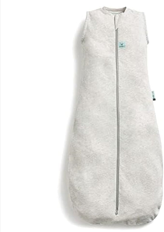ergoPouch 0.2 Tog Jersey Sleeping Bag – Arms-Out Baby Sleep Sack – Soft, Breathable & Comfortable (3-12 Months, Grey Marle)
