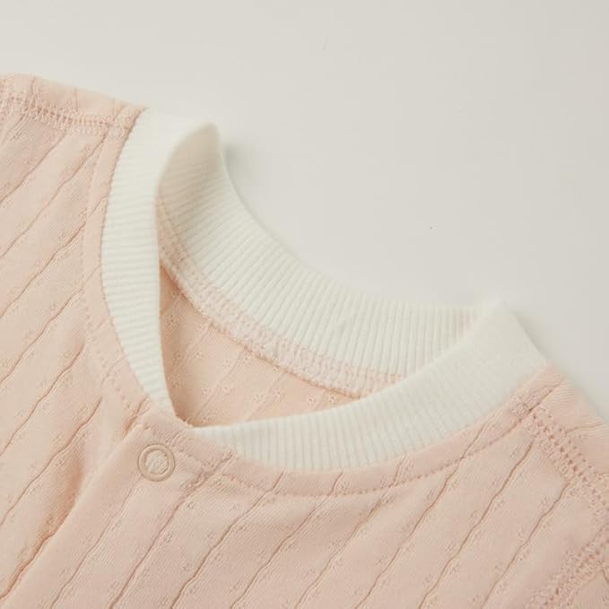 Organic Cotton Baby Summer Romper Newborn Baby Boy Girl Clothes Short Sleeve Unisex Outfits