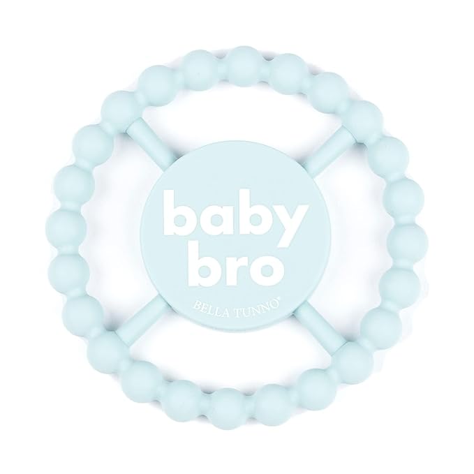 Baby Teether by Bella Tunno, Silicone Teethers for Babies 3-6 Months, 6-12 Months, Baby Toys, Pacifier, Teething Relief, Boys, Girls, Baby Bro