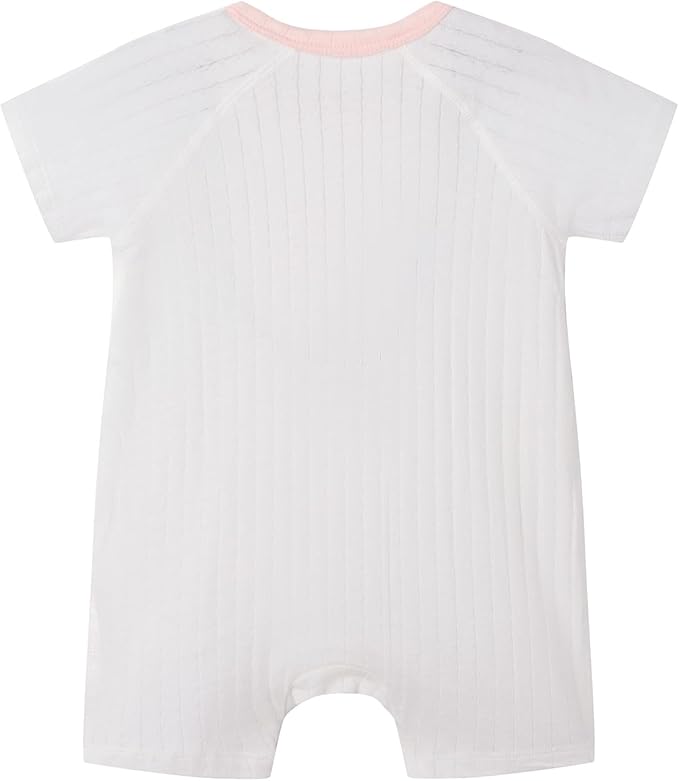 Organic Cotton Baby Summer Romper Newborn Baby Boy Girl Clothes Short Sleeve Unisex Outfits