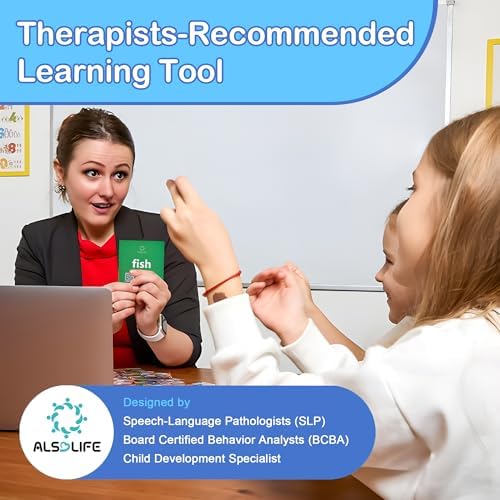 301 Thick Flash Cards for Toddlers, 4-Level Language Builder Real Life Photos Flashcards for Speech Therapy and Preschool Learning Activities, Speech Therapy Materials, ESL Teaching