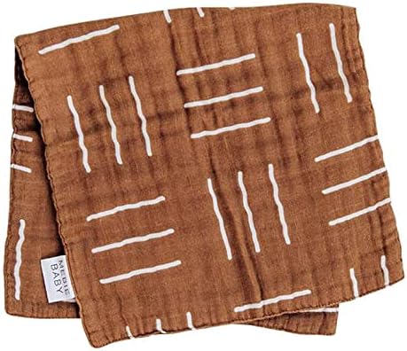 Mebie Baby Burp Cloths, Printed 3-Pack, Muslin Burp Cloth Set for Spit Up, Drool, and More, Boho Burp Cloths for Baby Boy and Girl, Baby Must Haves for Registry Lists and Gifts for Newborns