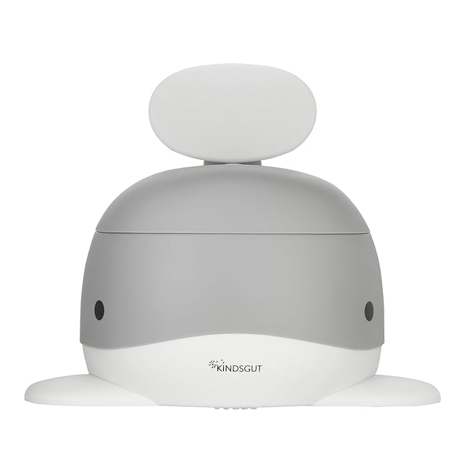 Kindsgut Potty Training Toilet in Whale Design, Designed in Germany, Potty Training in a Beautiful Design, Dark Grey