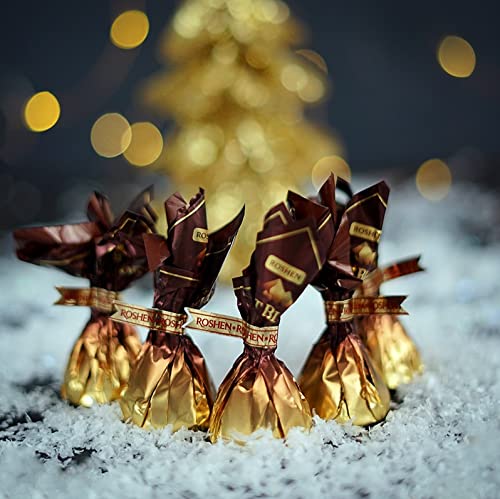 Roshen Mont Blanc with Whole Hazelnuts, Kosher and Halal, Delicious, Flavorful Sweets Bulk Gourmet Candy 2.2lb/1kg