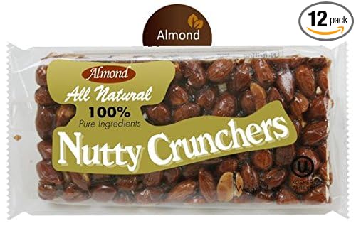 Nutty Crunchers All Natural Ingredients King Bars (Almond, 36 Bars/box)