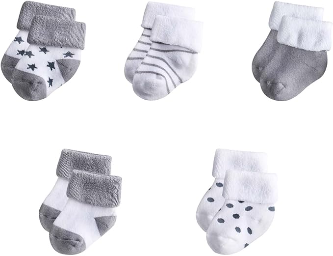 Newborn Layette Gift Set Bodysuits Pants for Baby Girl and Boy 24 Piece 100% Cotton Essentials and Accessories