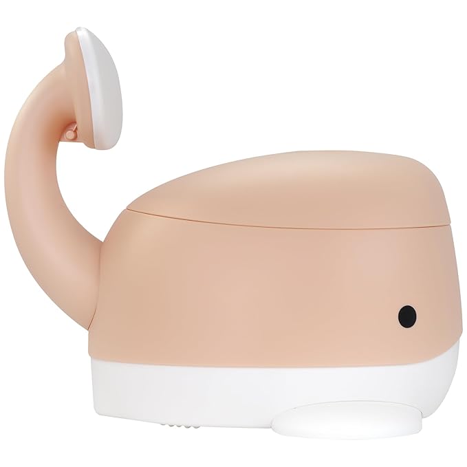 Kindsgut Potty Training Toilet in Whale Design, Designed in Germany, Potty Training in a Beautiful Design, Peach