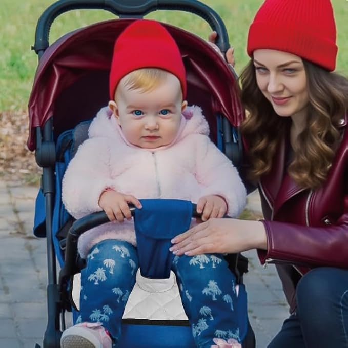 MOOB Waterproof Car Seat Protector - Potty Training Liner for Baby & Toddler, Machine Washable Piddle Pad with Anti-Slip Backing, Universal Fit for Infant Car Seat & Stroller (Grey)