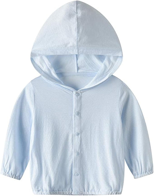 Vivobiniya Baby Lightweight Sunscreen Hoodie Toddler Summer Sun Protection Outwear Breathable Coat Jacket 3m-5Y