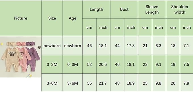 Newborn Baby Girls Rompers Knit Round Neck Long Sleeve Infant Fall Jumpsuits with Headband Coming Home Outfit