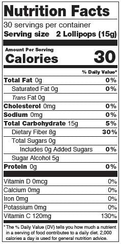 Dr. John’s Sugar Free Candy, Healthy Lollipops with Zero Sugar, Low Calorie Snacks, Keto Friendly Hard Candy Sweets, Classic Fruit Tooth, 60 Count, 1 LB
