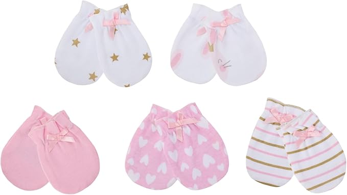 Newborn Layette Gift Set Bodysuits Pants for Baby Girl and Boy 24 Piece 100% Cotton Essentials and Accessories