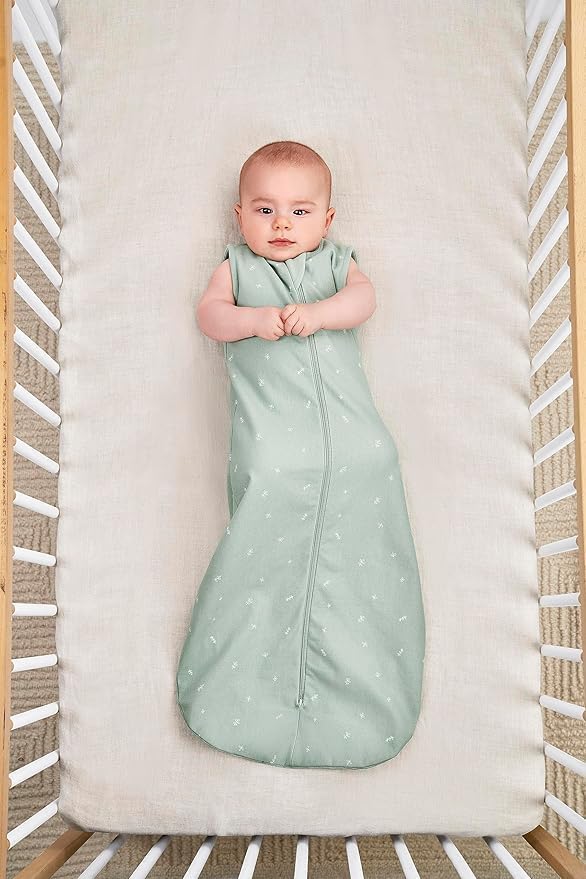 ergoPouch 1.0 Tog Jersey Sleeping Bag – Arms-Out Baby Sleep Sack – Soft, Breathable & Comfortable (3-12 Months, Sage)