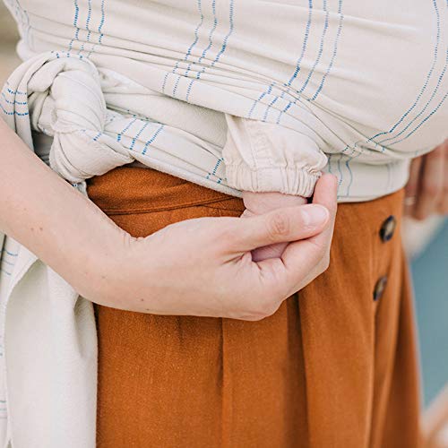 Boba Baby Wrap Carrier – Original Baby Sling Carrier for Newborns (7–35 lbs), Soft, Secure, Hands-Free & Ergonomic, Ideal for Comfortable Bonding, New Parents (Serenity Riviera)