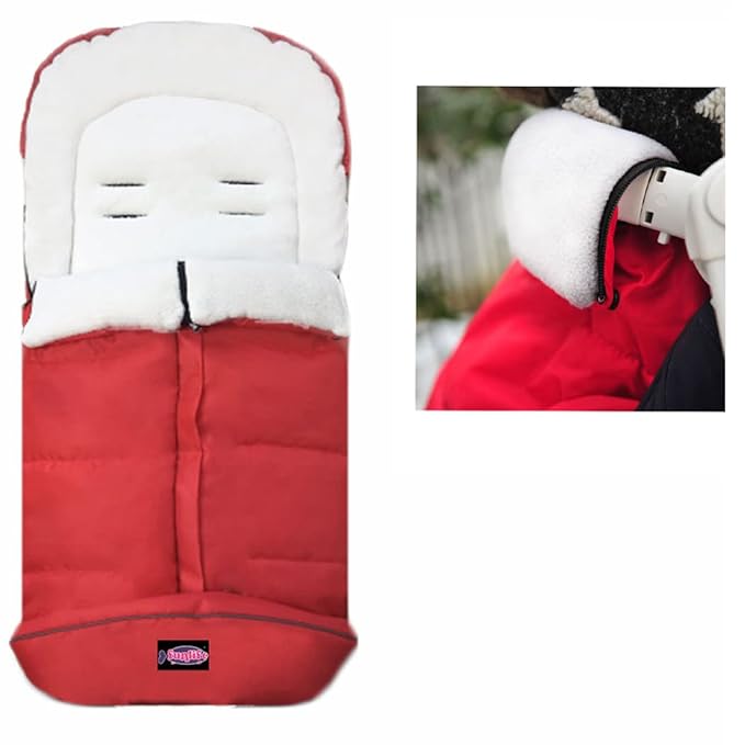 Anti-Kick Winter Warm Stroller Blanket,Cozy Baby Sleeping Bag Cocoon Adaptable for Most Style Strollers Water Repellent,Anti-Slip,Extendable,Multifunction Use Footmuff for Stroller Blanket