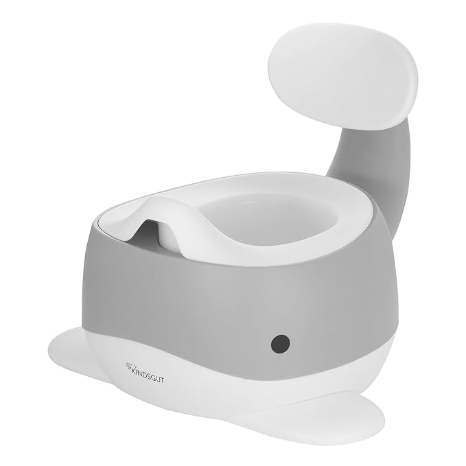 Kindsgut Potty Training Toilet in Whale Design, Designed in Germany, Potty Training in a Beautiful Design, Dark Grey