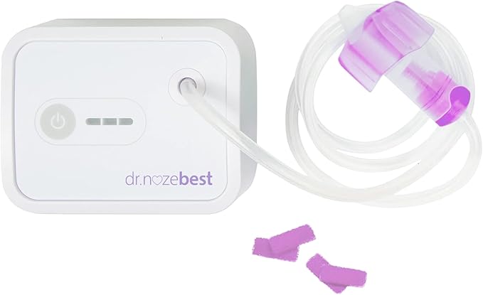 Dr. Noze Best Multi-Child Family Bundle | NozeBot Nasal Aspirator, 80 Filters, 2 Newborn Nosepieces & Travel Bag | Baby Registry Essential for Families