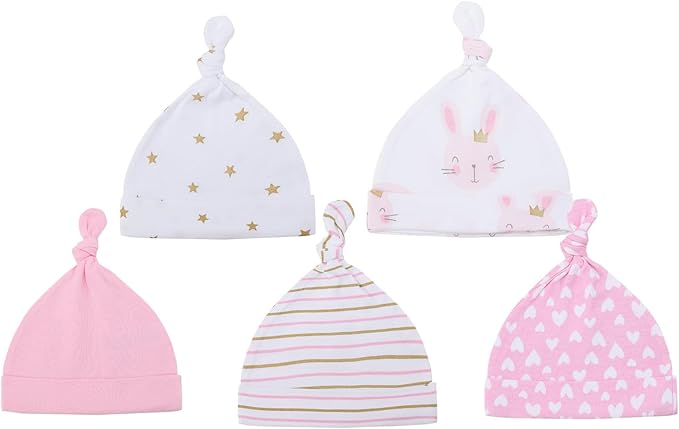 Newborn Layette Gift Set Bodysuits Pants for Baby Girl and Boy 24 Piece 100% Cotton Essentials and Accessories