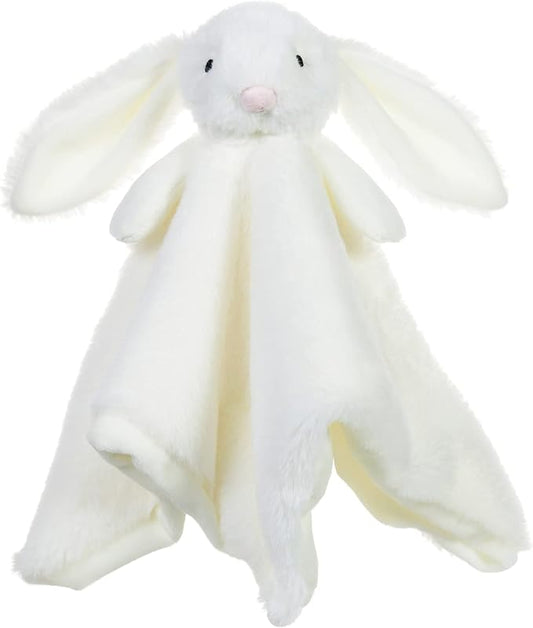 Apricot Lamb Stuffed Animals Cream Bunny Rabbit Security Blanket Infant Nursery Character Blanket Luxury Snuggler Plush Baby Lovey(Cream Bunny)