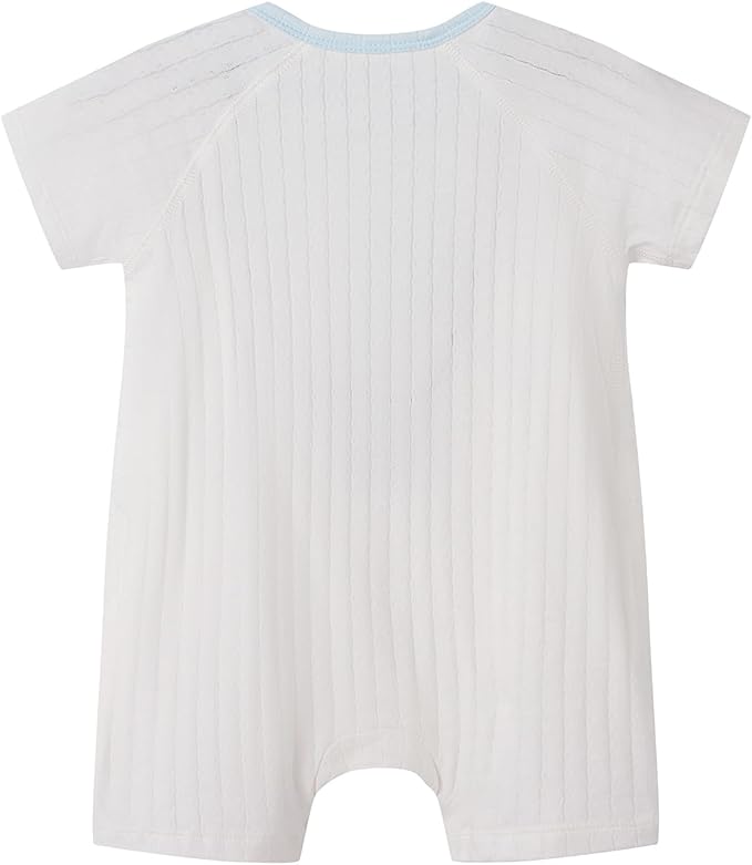 Organic Cotton Baby Summer Romper Newborn Baby Boy Girl Clothes Short Sleeve Unisex Outfits