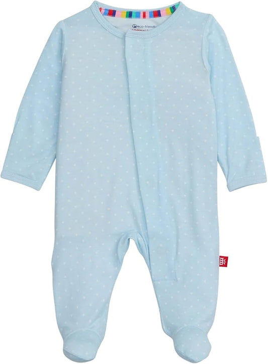 Magnetic Me Boys Modal Magnetic Baby Footie Pajamas | Silky Soft Modal Fabric | Baby Sleepers Available in Sizes PRE - 24M