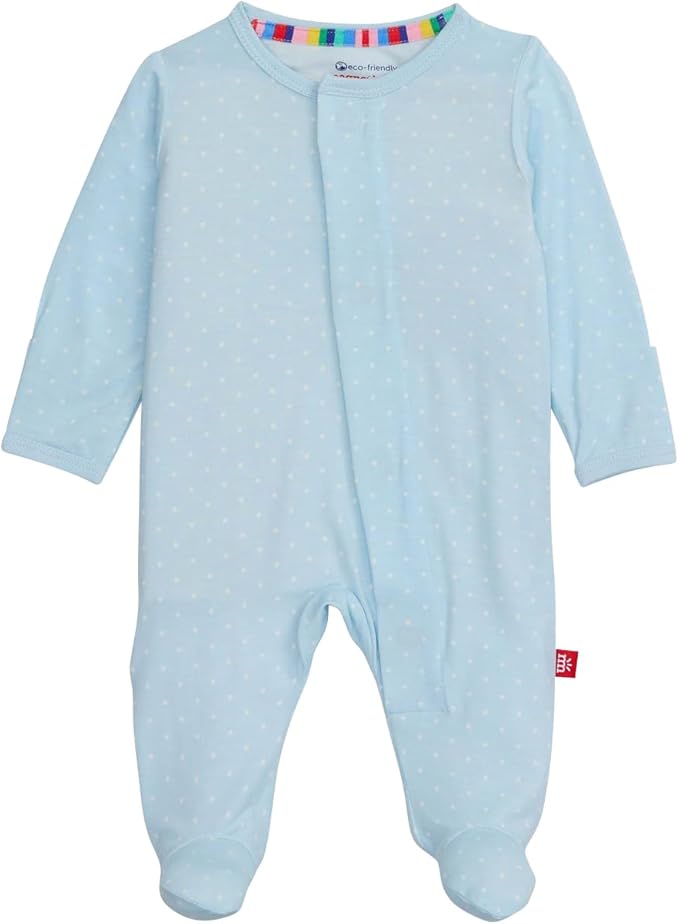 Magnetic Me Boys Modal Magnetic Baby Footie Pajamas | Silky Soft Modal Fabric | Baby Sleepers Available in Sizes PRE - 24M