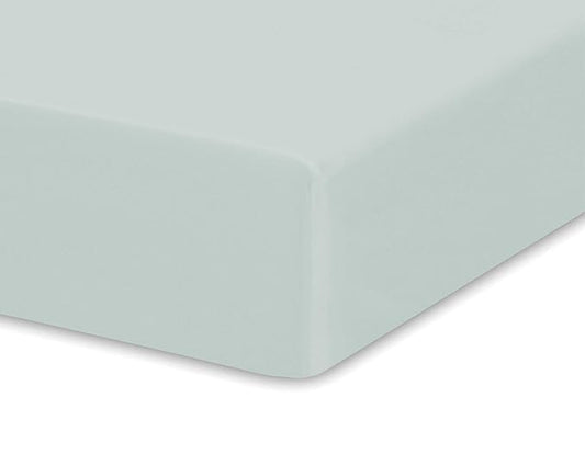 Crib Fitted Sheet by Pure Bamboo, Genuine 100% Organic Viscose Derived from Bamboo, Luxuriously Soft, Ultimate Cooling, Fits Standard Size Crib Mattress (Sea Glass)