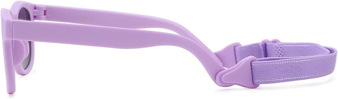 COASION Bendable Flexible Polarized Newborn Baby Sunglasses with Strap for Infant Boys Girls Age 0-12 Months CA8042