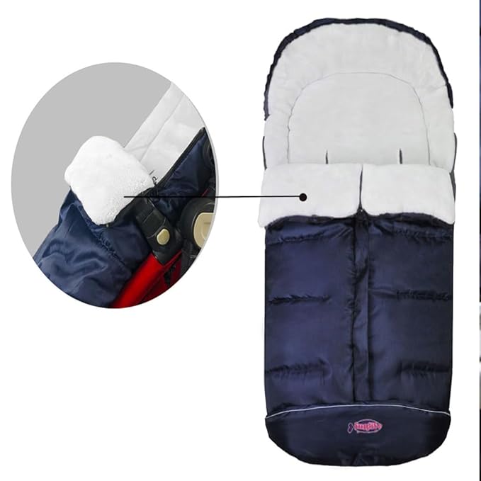 Cozy Toe Winter Tour Waterproof Sleep Sack for Toddlers,Universal Footmuff for Stroller,Multi-Functional Stroller Bunting Bag Blanket,6-36M Baby Use