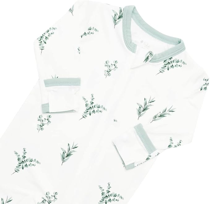 KYTE BABY Unisex Zipper Closure Footies, Rayon Made From Bamboo, 0-24 Months