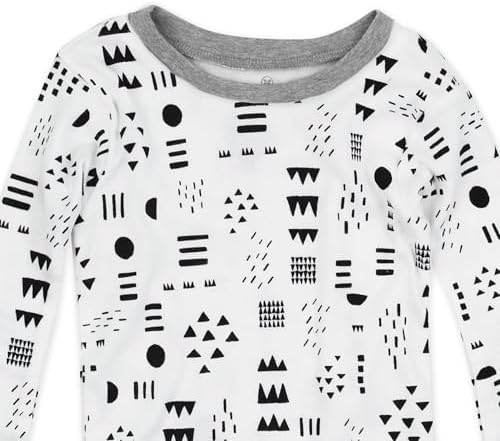 HonestBaby 2-Piece Pajamas Sleepwear Pjs 100% Organic Cotton for Baby, Toddler, Kids, Boy